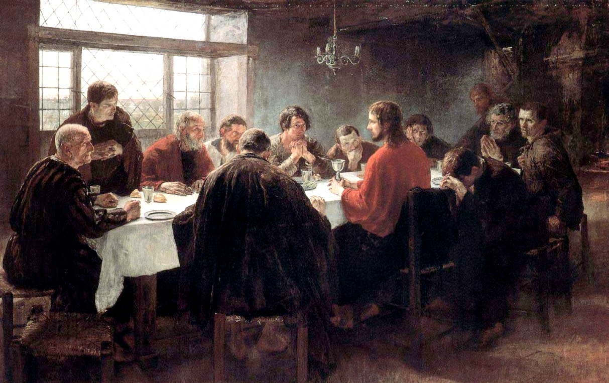 The Last Supper, 1886 Fritz von Uhde Stadtische Galerie im Lenbachhaus, Munich