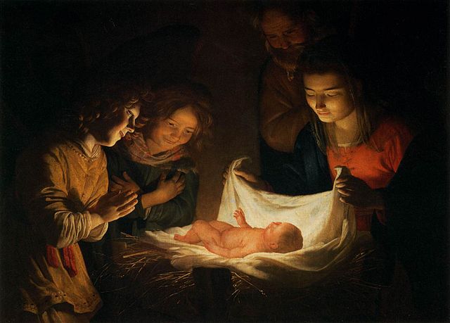 Adoration of the Christ Child Gerard van Honthorst c. 1620