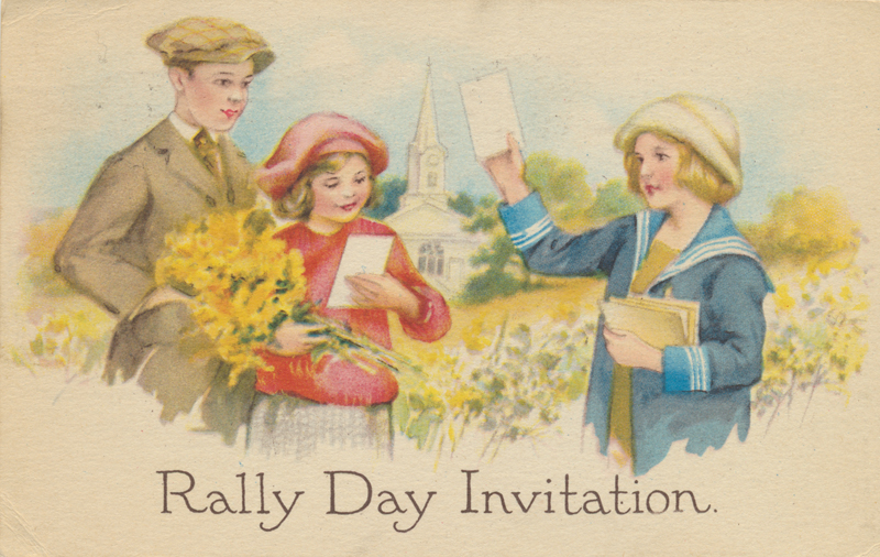Rally Day Invitation 1923 crop rsz
